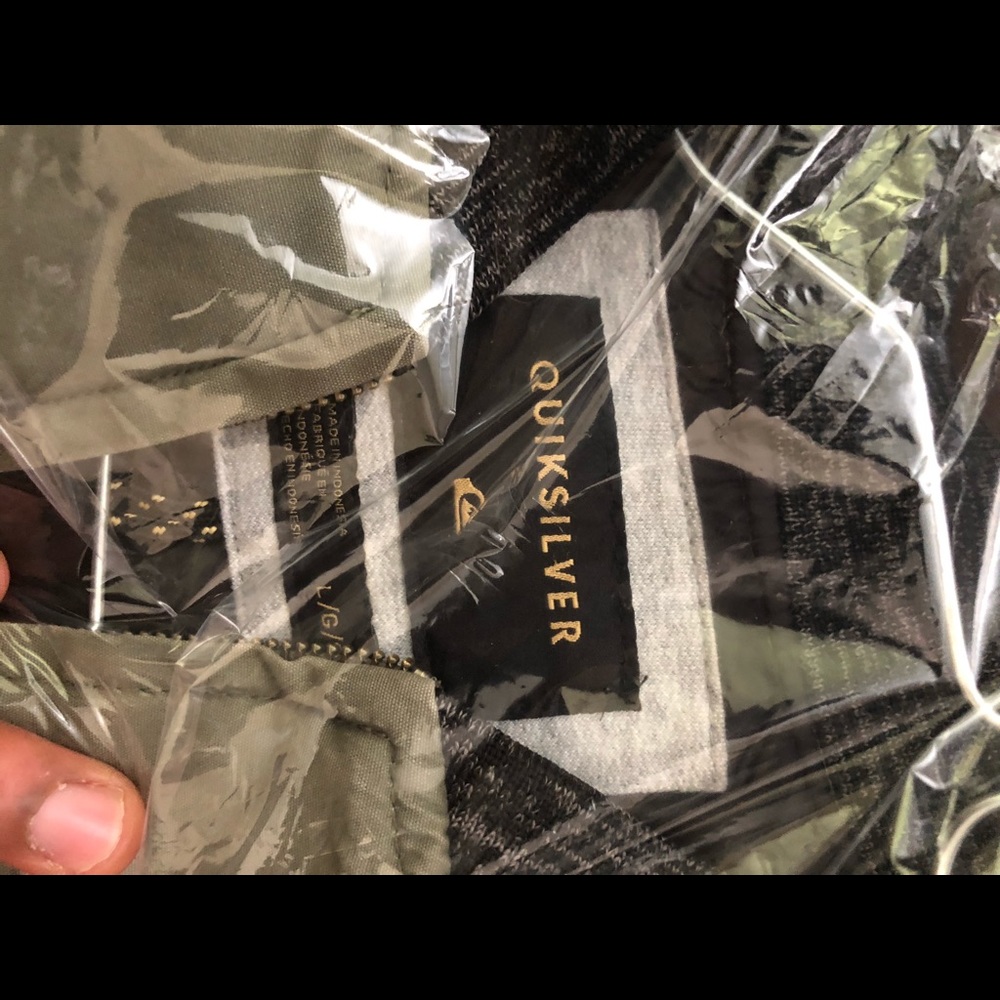 Quicksilver olive bomber jacket
